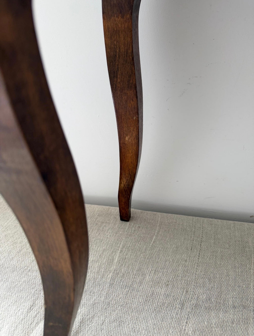 Vintage French Oak Sewing Box