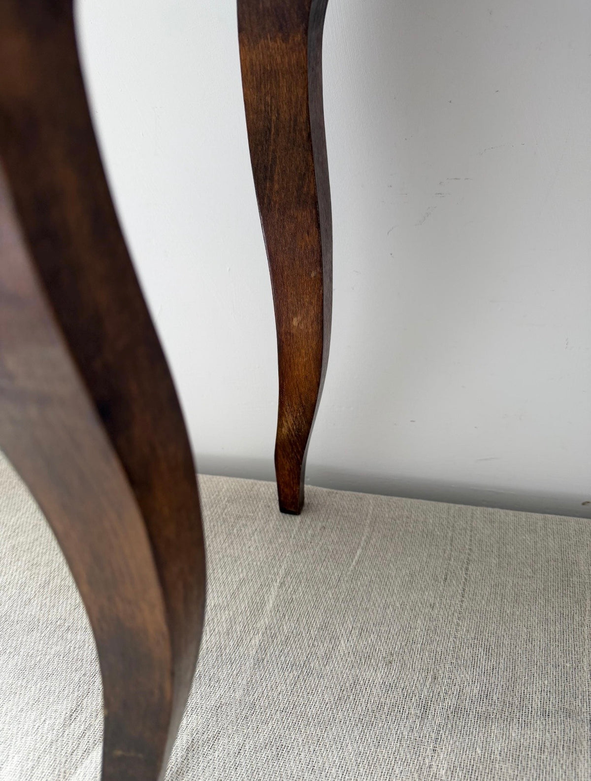 Vintage French Oak Sewing Box